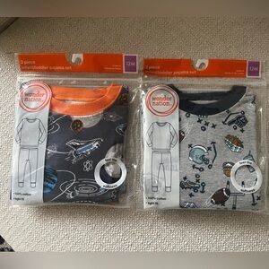 Wonder Nation Toddler Pajama Set - 12 Months